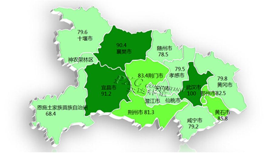 2014年众达朴信中国(湖北)薪酬地图图片